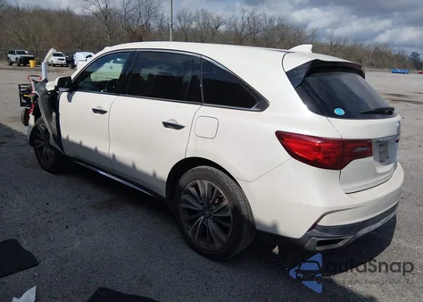 2017 Acura Mdx Technology Package from USA, damaged, VIN 5FRYD3H56HB011606